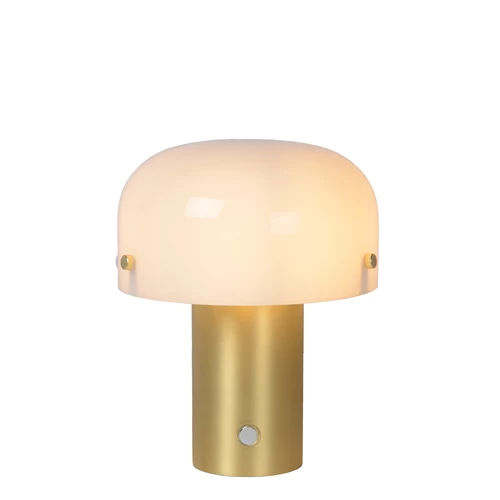 Lucide TIMON - Tischlampe - 1xE14 - Mattes Gold / Messing - eingeschaltet 2