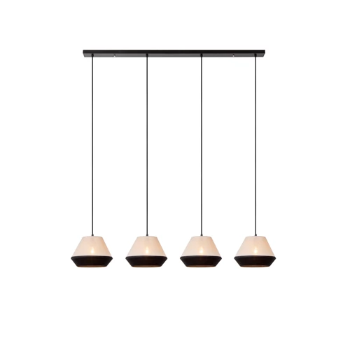 Lucide KALA - Pendelleuchten - 4xE14 - Taupe - eingeschaltet 3