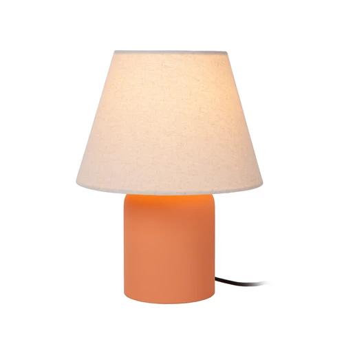 Lucide MACIA - Tafellamp - 1xE14 - Terracotta - aangezet 5