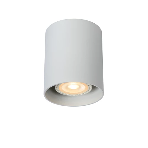 Lucide BODI - Deckenstrahler - Ø 8 cm - 1xGU10 - Weiß - eingeschaltet 1