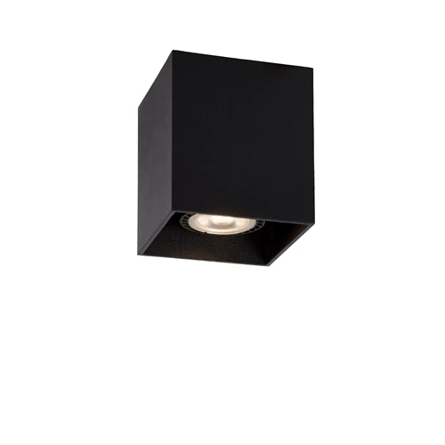 Lucide BODI - Deckenstrahler - 1xGU10 - Schwarz - eingeschaltet