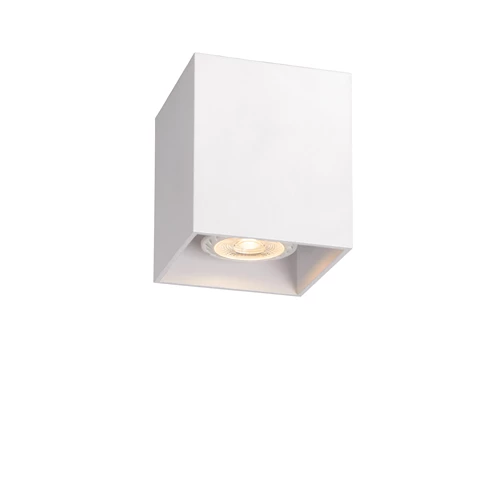 Lucide BODI - Ceiling spotlight - 1xGU10 - White - turned on 1