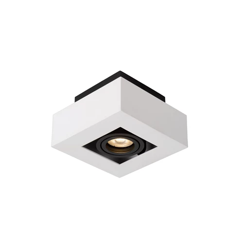 Lucide XIRAX - Deckenstrahler - LED Dim to warm - GU10 - 1x5W 2200K/3000K - Weiß - eingeschaltet 1
