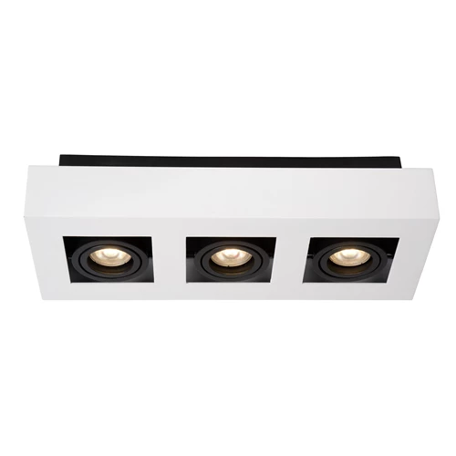 Lucide XIRAX - Foco de techo - LED Dim to warm - GU10 - 3x5W 2200K/3000K - Blanco - encendido 1