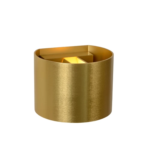 Lucide XIO - Wandlamp - LED Dimb. - G9 - 1x3,5W 2700K - Verstelbare stralingshoek - Mat Goud / Messing - aangezet 2