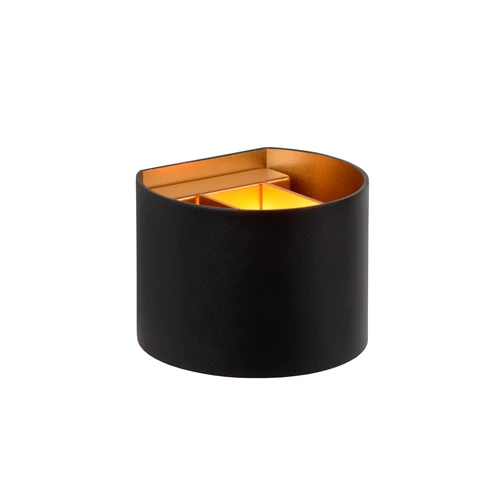 Lucide XIO - Wall light - LED Dim. - G9 - 1x3,5W 2700K - Adjustable beam angle - Black - turned on