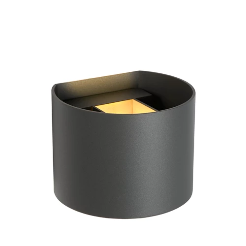 Lucide XIO - Wall light - LED Dim. - G9 - 1x3,5W 2700K - Adjustable beam angle - Grey - turned on 6