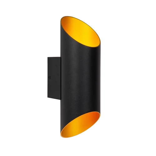 Lucide QUIRIJN - Wandleuchte - Ø 10 cm - 1xG9 - Schwarz - eingeschaltet