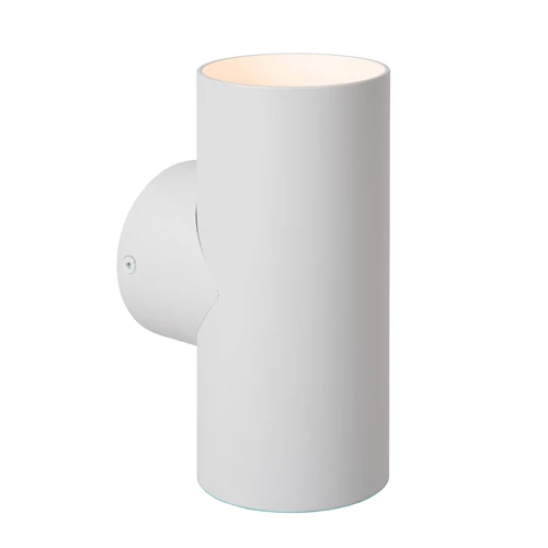 Lucide BONDI - Wall spotlight / Wall light - 2xGU10 - White - turned on 1