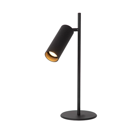 Lucide CLUBS - Bureaulamp - 1xGU10 - Zwart - aangezet