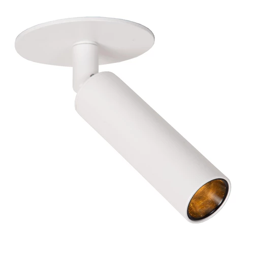 Lucide KEONI - Ceiling spotlight - Ø 8 cm - LED - 1xG9 - White - Essential - turned on 1