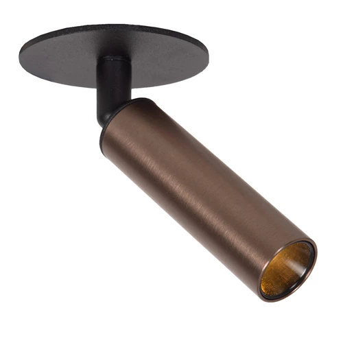 Lucide KEONI - Deckenstrahler - Ø 8 cm - LED - 1xG9 - Kaffee - Essential - eingeschaltet 7