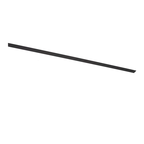 Lucide TRACK Cover- 1-circuit Track lighting system - 2 meter - Black (Extension) - turned on