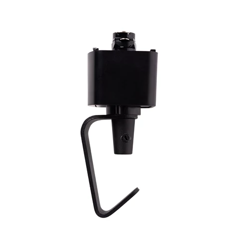 Lucide TRACK Pendelleuchten-Adapter - 1-Phasen Stromschiene / Schienensystem - Schwarz (Verlängerung) - eingeschaltet