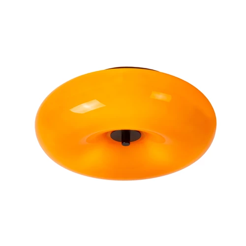 Lucide SENTINO - Plafonnier - Ø 30 cm - 3xG9 - Orange - allumé 3