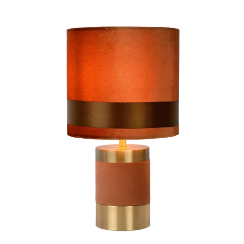 Lucide EXTRAVAGANZA FRIZZLE - Tischlampe - Ø 18 cm - 1xE14 - Braun - eingeschaltet 3