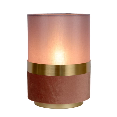 Lucide EXTRAVAGANZA TUSSE - Tischlampe - Ø 15 cm - 1xE14 - Rosa - eingeschaltet 6