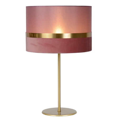Lucide EXTRAVAGANZA TUSSE - Tischlampe - Ø 30 cm - 1xE14 - Rosa - eingeschaltet 6