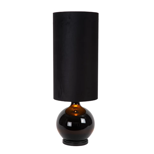Lucide ESTERAD - Floor lamp - Ø 34 cm - 1xE27 - Black - turned on