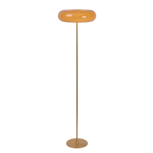 Lucide SENTINO - Vloerlamp - Ø 40 cm - 3xG9 - Taupe - aangezet 1
