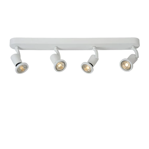 Lucide JASTER-LED - Deckenstrahler - LED - GU10 - 4x5W 2700K - Weiß - eingeschaltet 1