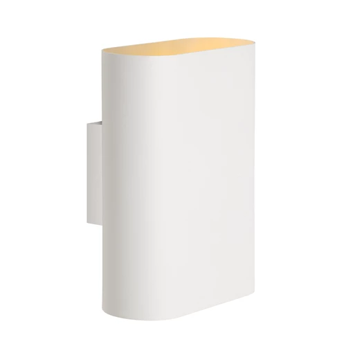 Lucide OVALIS - Applique murale - 2xE14 - Blanc - allumé 1
