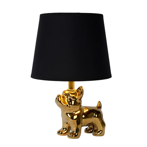 Lucide EXTRAVAGANZA SIR WINSTON - Tischlampe - 1xE14 - Gold - eingeschaltet