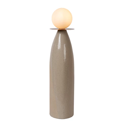 Lucide FIGARO - Tafellamp - Ø 12 cm, H 53,5cm - 1xG9 - Grijs - aangezet 6