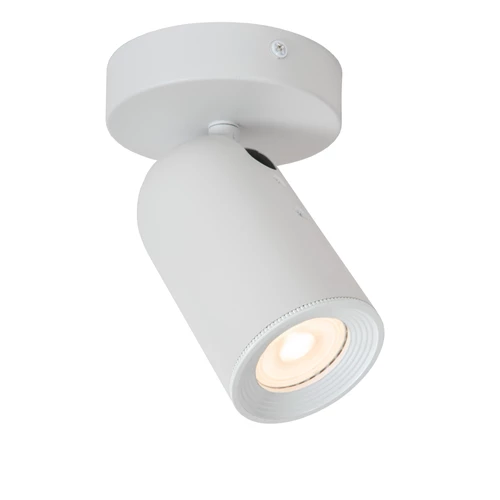 Lucide PUNCH - Plafondspot - 1xGU10 - Wit - aangezet 1