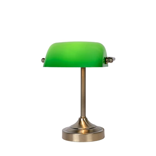 Lucide BANKER - Lampe de bureau - 1xE14 - Bronze - allumé 3