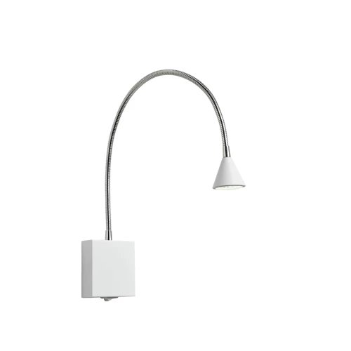 Lucide BUDDY - Bettlampe / Wandleuchte - LED - 1x4W 4000K - Weiß - eingeschaltet 1