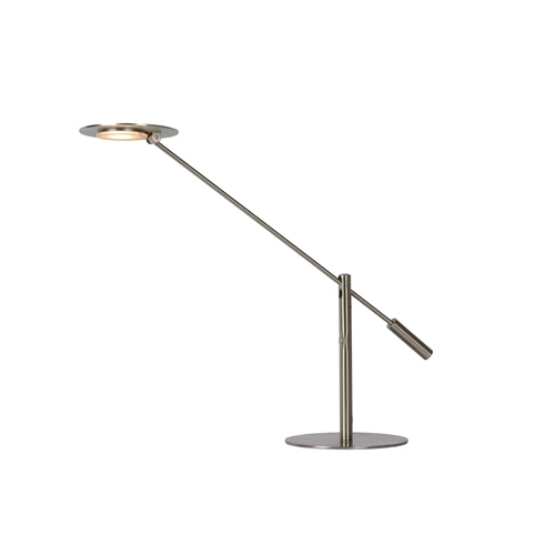 Lucide ANSELMO - Schreibtischlampe - LED Dim. - 1x9W 3000K - Chrom Matt - eingeschaltet 2