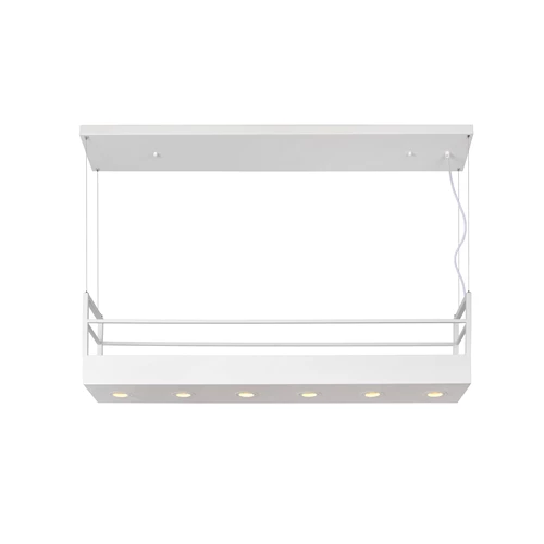 Lucide MIRAVELLE - Suspension - 6xGU10 - Blanc - allumé 1