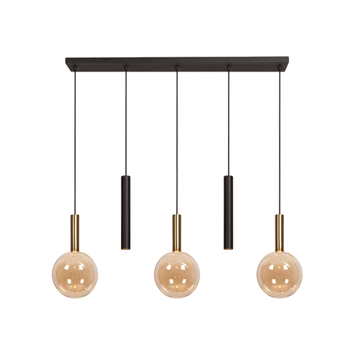 Lucide JOSIANE - Pendelleuchten - 3xG9 - Amber | Vibes - eingeschaltet 2