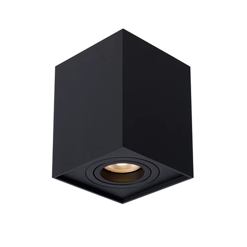 Lucide TUBE - Foco de techo - 1xGU10 - Negro - encendido