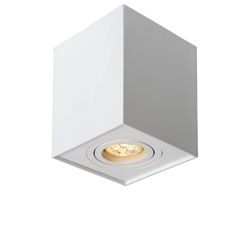 Lucide TUBE - Plafondspot - 1xGU10 - Wit - aangezet 1