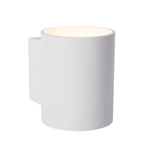 Lucide XERA - Wall light - Ø 8 cm - 1xG9 - White - turned on 1