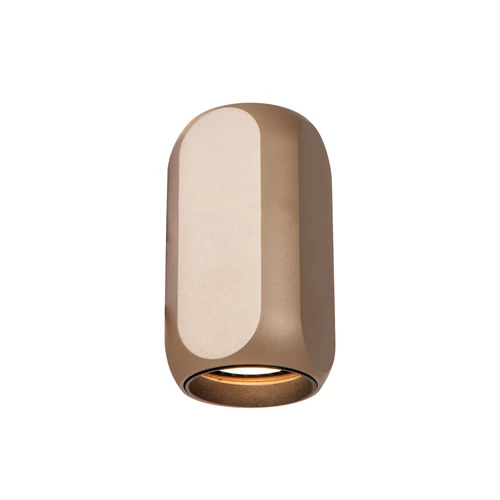 Lucide BRAGA - Wall light - 1xGU10 - Coffee | Premium - turned on 6