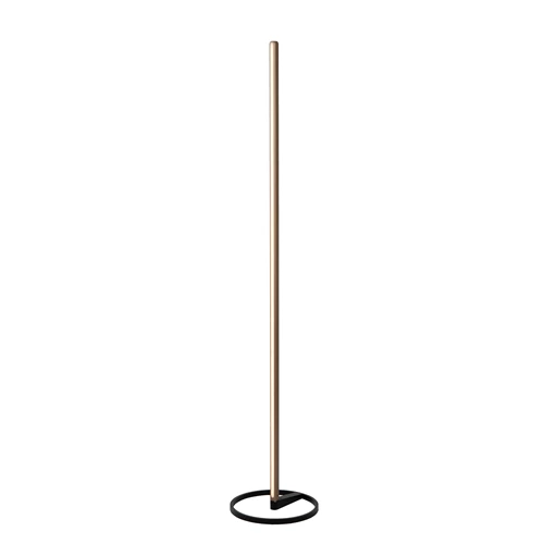Lucide BRAGA - Lampadaire - Ø 30 cm - LED Dim. - CCT - 1x22W 2700K/4000K - Café | Premium - allumé 6
