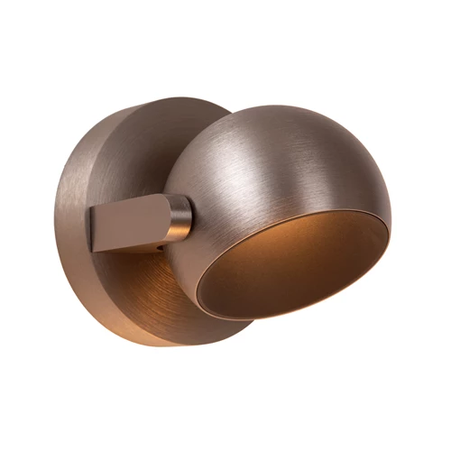 Lucide ESFERA - Spot plafond - Ø 11,2 cm - LED Dim. - 1x11W 2700K - Fer gris | Premium - allumé 5