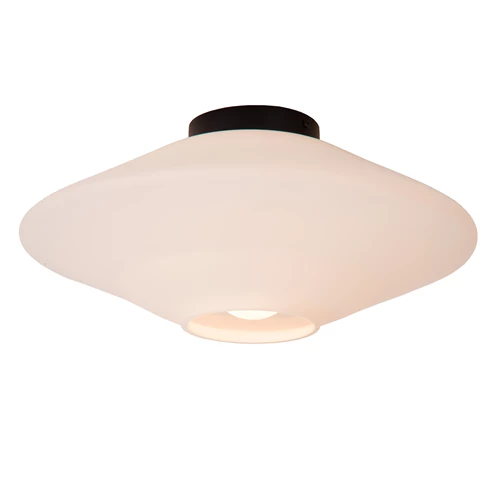 Lucide TREVOR - Deckenleuchte - Ø 42 cm - 1xE27 - Opal - eingeschaltet 1