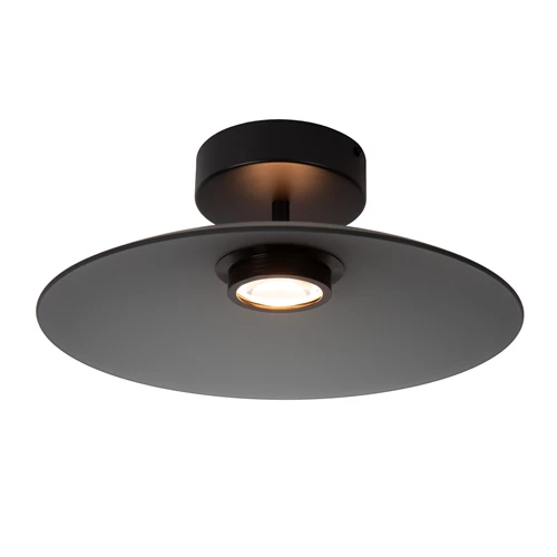 Lucide MENGA - Deckenleuchte - Ø 40 cm - LED Dim. - 1x11W 2700K - Rauchfarbe Grau | Premium - eingeschaltet 5
