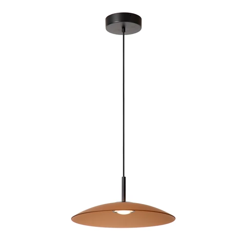 Lucide MENGA - Suspension - Ø 40 cm - LED Dim. - 1x11W 2700K - Ambre | Premium - allumé 2