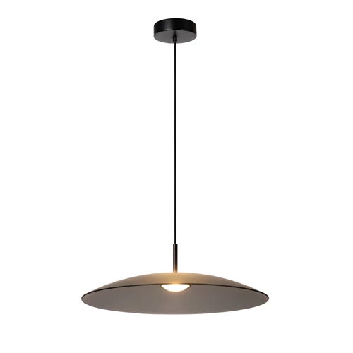 Lucide MENGA - Hanglamp - Ø 60 cm - LED Dimb. - 1x18,6W 2700K - Fumé | Premium - aangezet 5