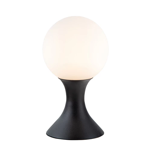 Lucide MOYA - Lampe de table - Ø 12 cm - 1xG9 - Noir - allumé