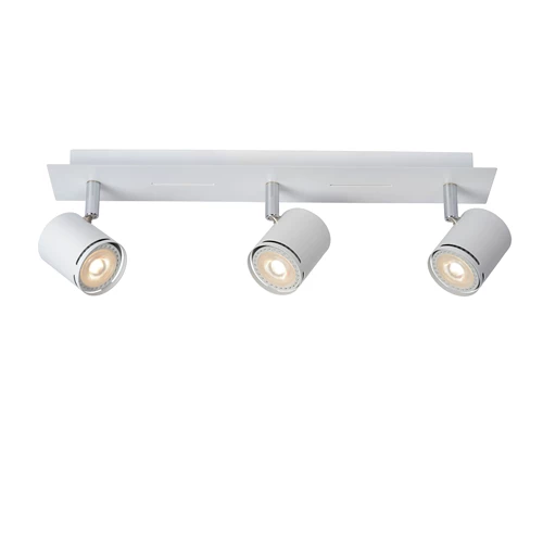 Lucide RILOU - Deckenstrahler - LED Dim. - GU10 - 3x5W 3000K - Weiß - eingeschaltet 1
