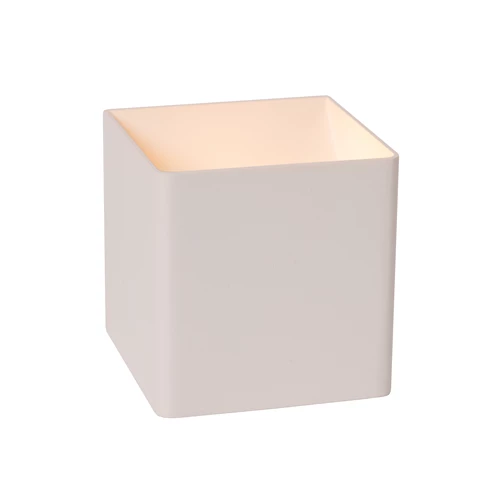 Lucide VERTIGO - Applique murale Rechargeable Intérieur/Extérieur - Batterie/Piles - LED Dim. - 1x6W 2700K - IP54 - Détecteur De Mouvement - Magnétique - Blanc - allumé 1