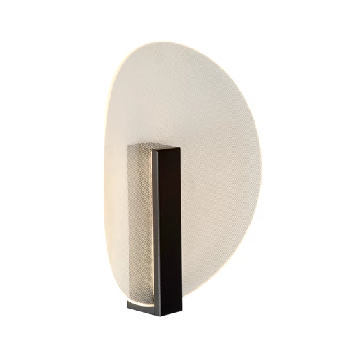 Lucide LAREDO - Wall light Indoor/Outdoor - LED - 1x9W 2700K - IP54 - Black - turned on