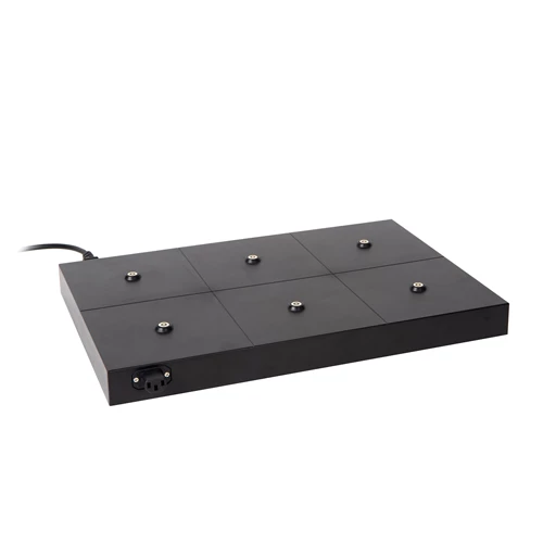 Lucide THE DOCK - Kabellose Ladegerät / Ladestation / Wireless Charger - Max. 6 Lampen - Schwarz - eingeschaltet