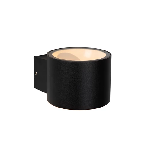 Lucide OXFORD - Wall light Indoor/Outdoor - 1xG9 - IP54 - Black - turned on